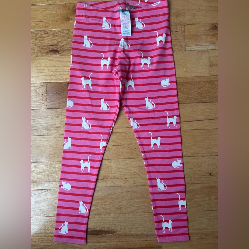 Mini Boden Cat glow appliqué leggings